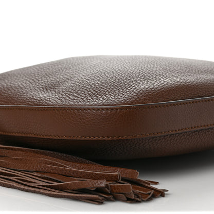 Gucci Pebbled Calfskin Lady Tassel Hobo Brown 9 of 10