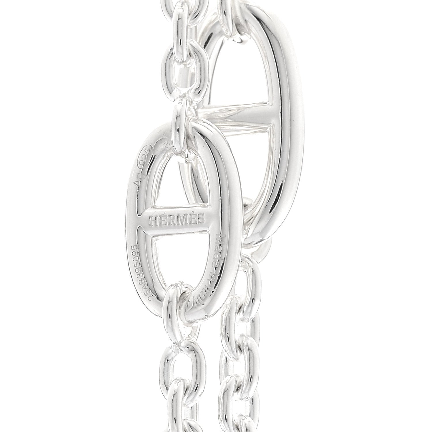 Hermes Sterling Silver Farandole Necklace 120 5 of 6