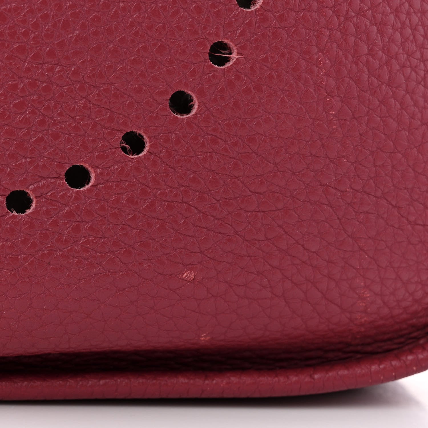 Hermes Taurillon Clemence Evelyne III PM Rubis 12 of 12