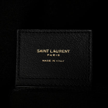 Saint Laurent Calfskin Medium Shopping Tote Black 7 of 15
