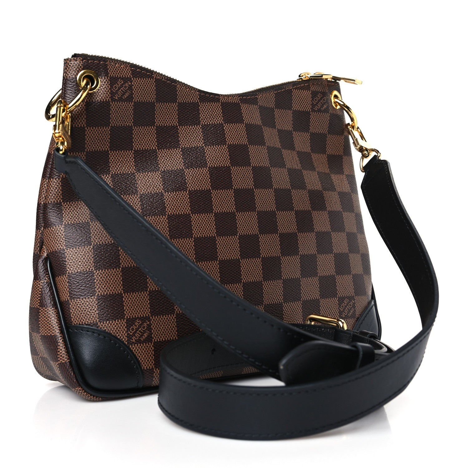Louis Vuitton Damier Ebene Odeon PM Black 3 of 8