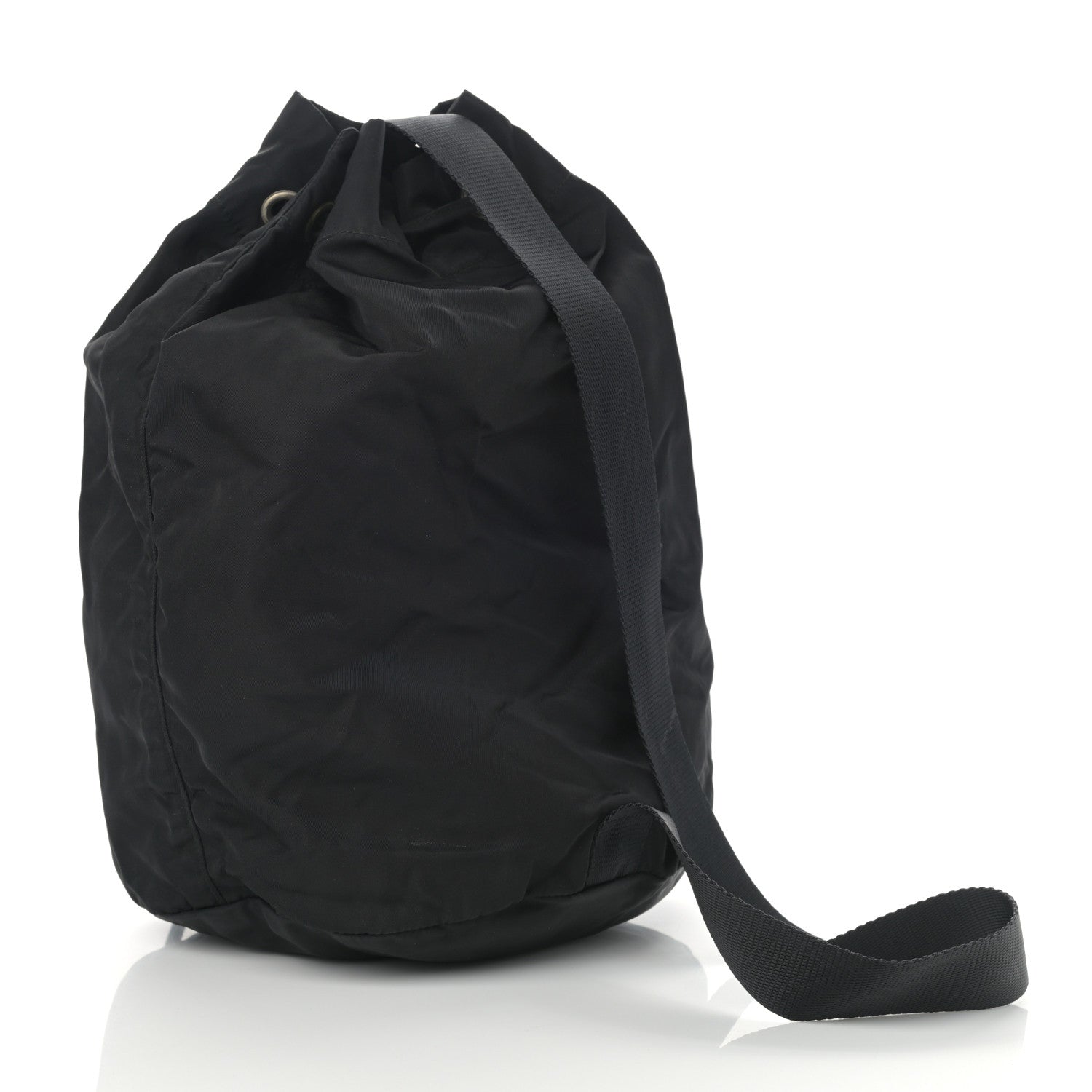 Prada Nylon Vela Drawstring Pouch Black 3 of 10