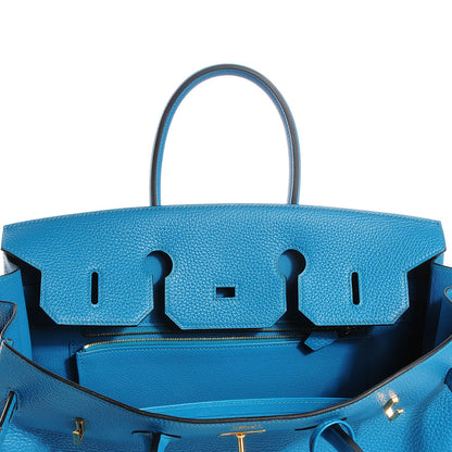 Hermes Togo Birkin 35 Turquoise 15 of 24
