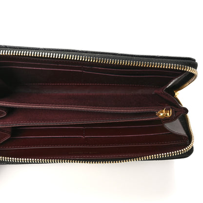 Chanel Caviar Quilted Large Gusset Zip Around Wallet Black 5 of 7