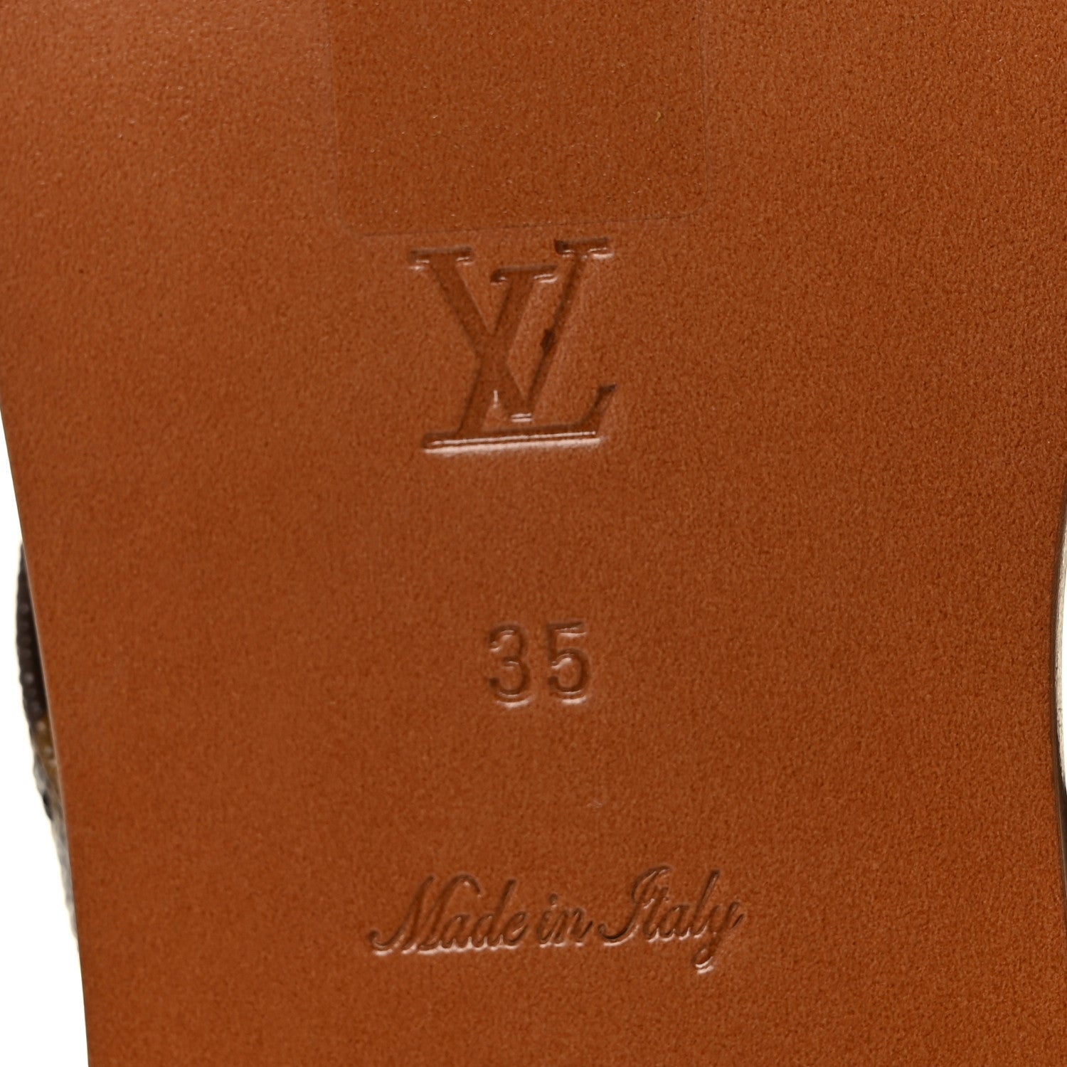 Louis Vuitton Monogram Sunny Flat Thong Sandals 35 Brown 6 of 9