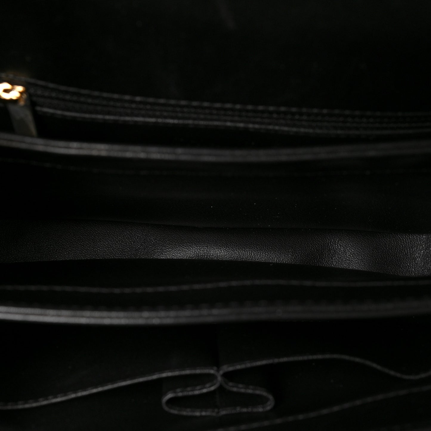 Lambskin Quilted Small Trendy CC Dual Handle Flap Bag Black