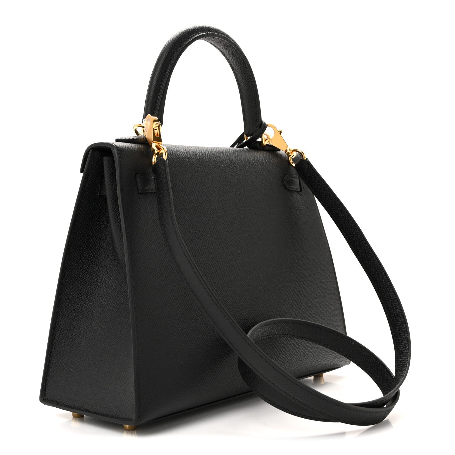 Hermes Epsom Kelly Sellier 25 Black 3 of 10