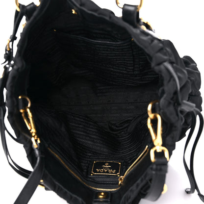 Prada Tessuto Nylon Gaufre Tote Black 5 of 14