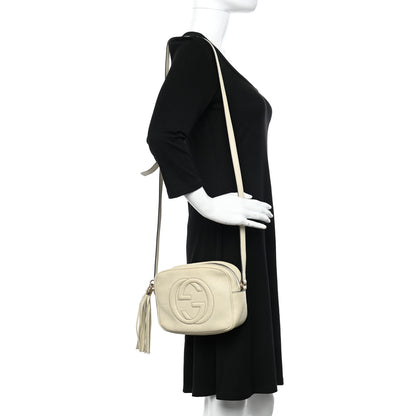 Gucci Pebbled Calfskin Small Soho Disco Bag Off White 2 of 12