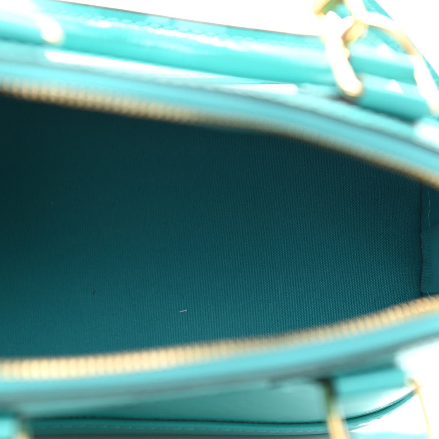 Louis Vuitton Vernis Alma BB Blue Lagon 4 of 8