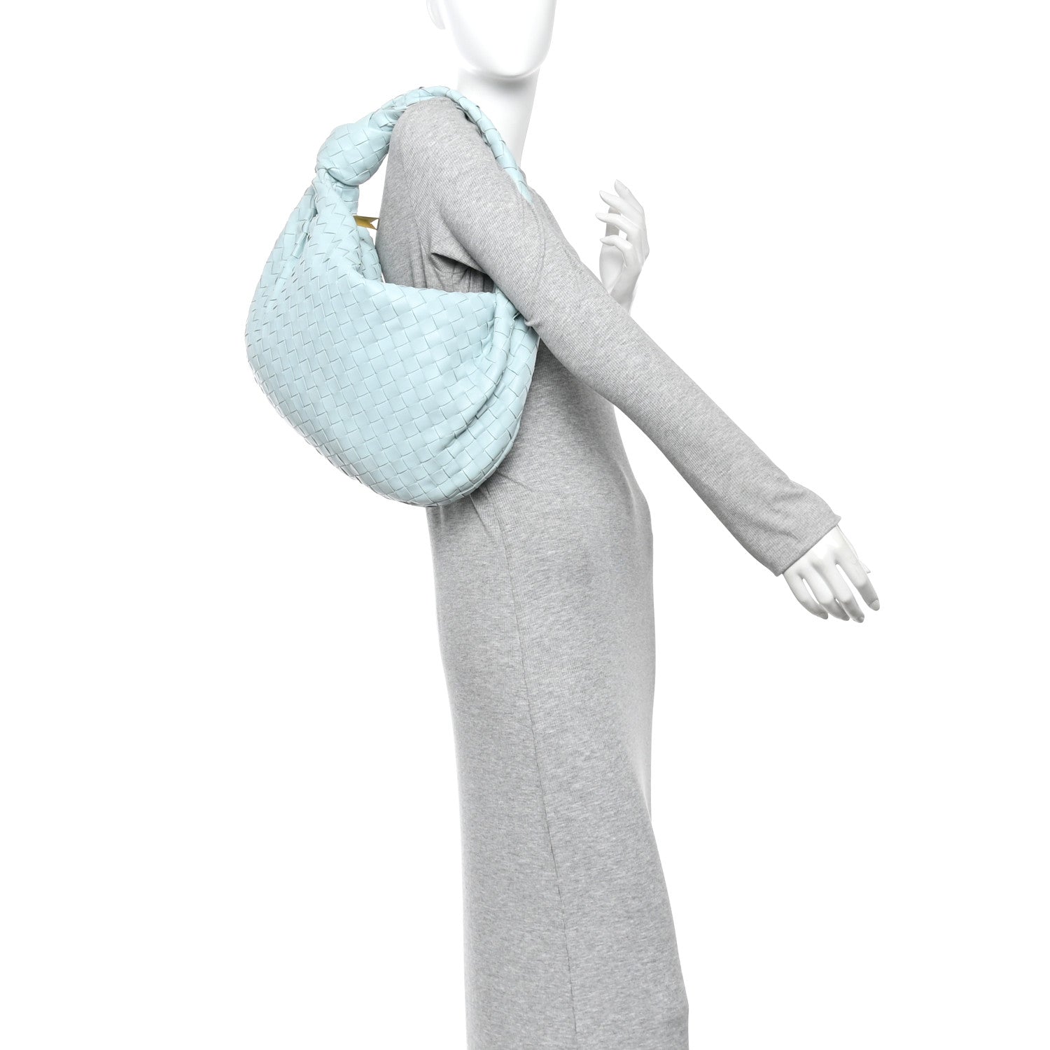 Bottega Veneta Nappa Intrecciato Small Jodie Teal Washed 2 of 10