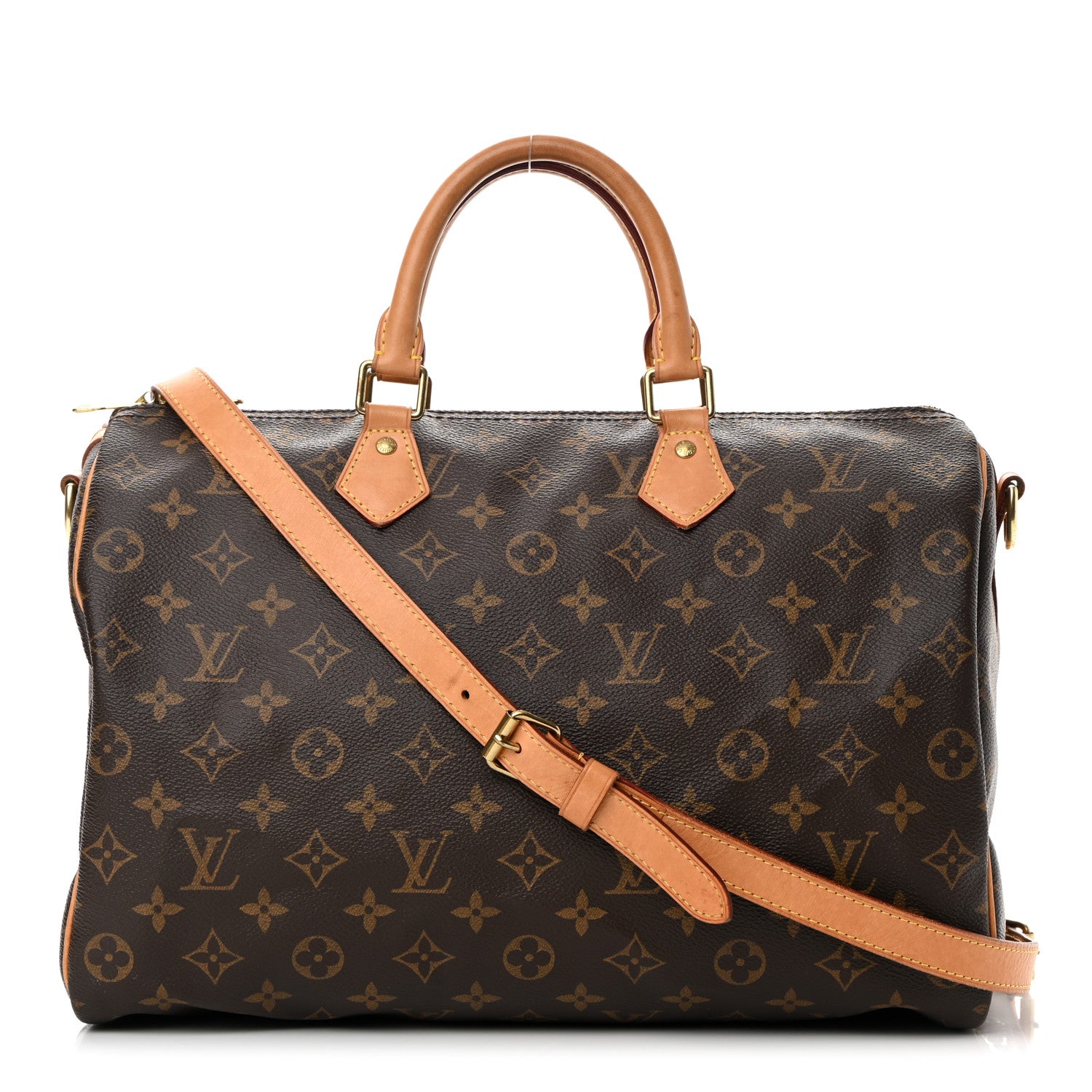 Louis Vuitton Monogram Speedy Bandouliere 35 1 of 16