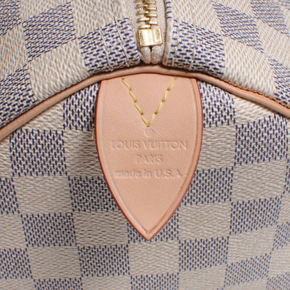 Louis Vuitton Damier Azur Speedy 30 7 of 7