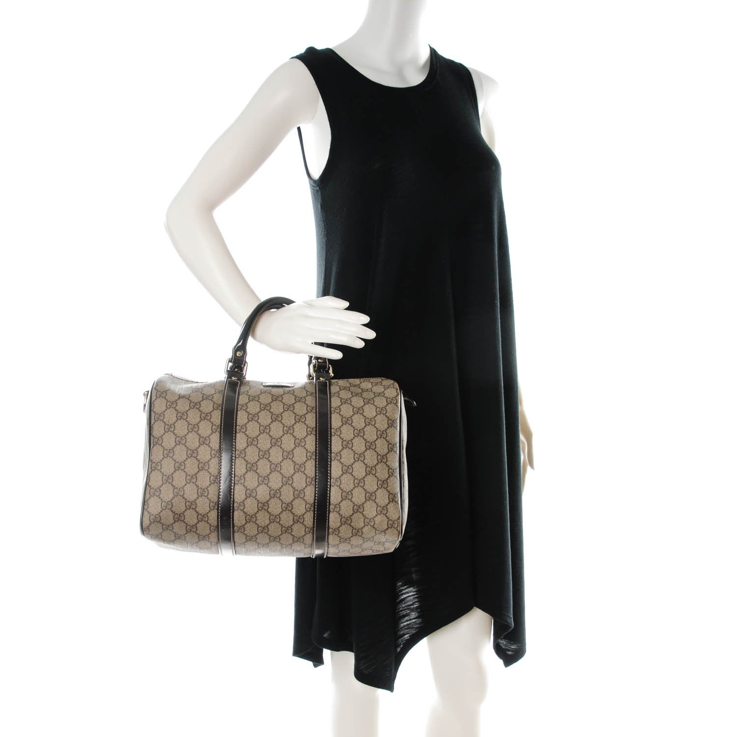 Gucci GG Plus Monogram Medium Joy Boston Dark Brown 2 of 7