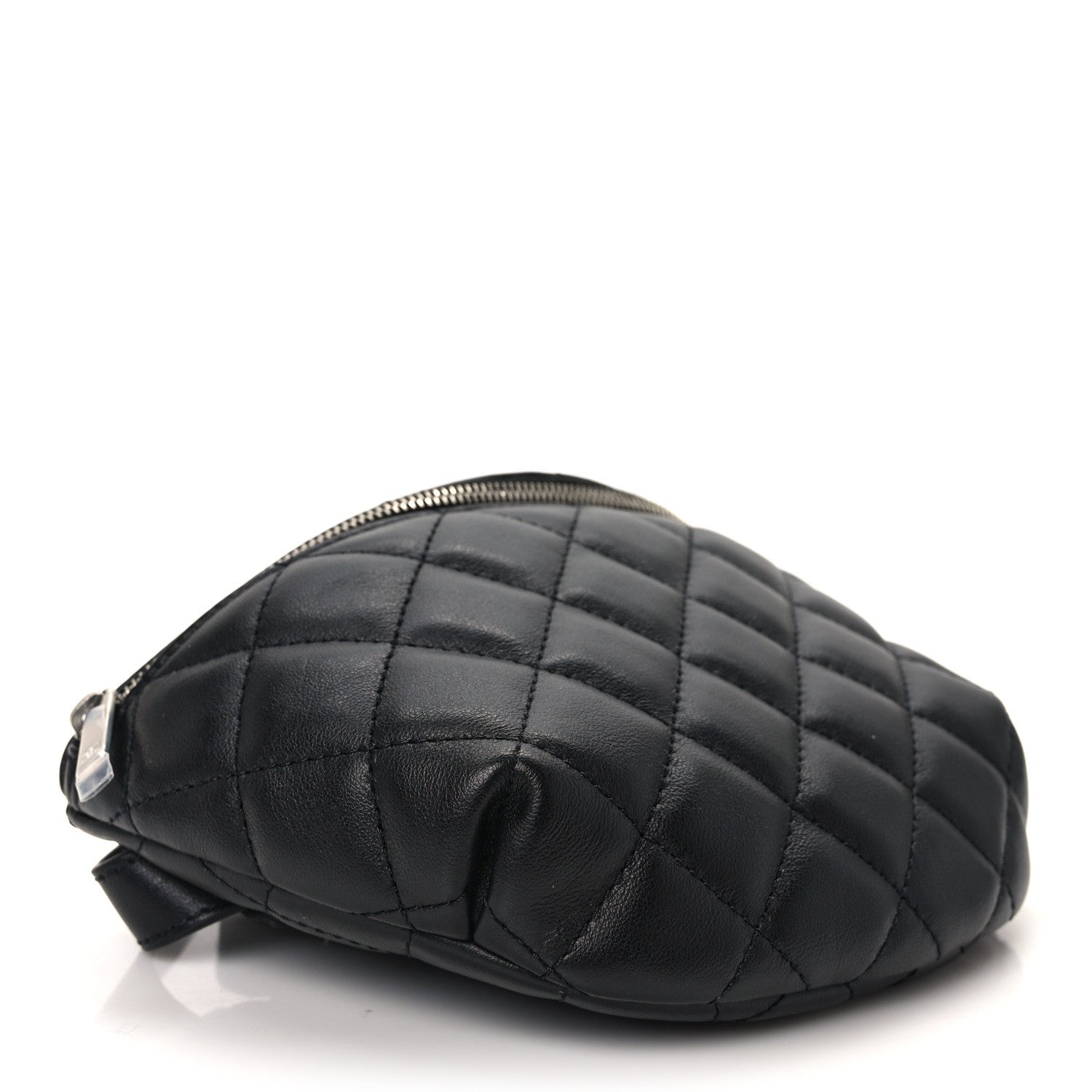Chanel Calfskin Quilted Waist Belt Bag Black 4 of 10