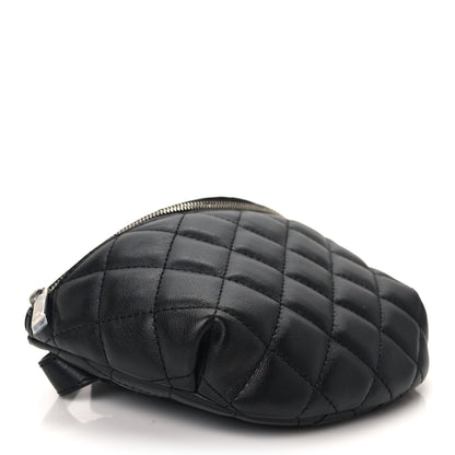 Chanel Calfskin Quilted Waist Belt Bag Black 4 of 10