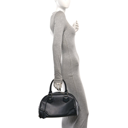 Louis Vuitton Epi Bowling Montaigne PM Black 2 of 10