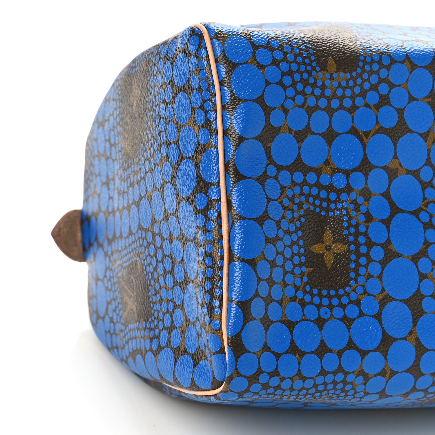 Louis Vuitton Monogram Kusama Town Speedy 30 Blue 7 of 8