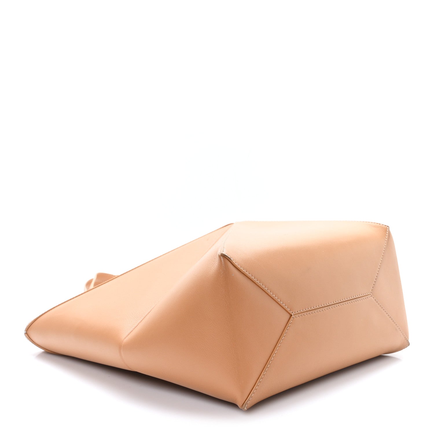 Loewe Shiny Calfskin Medium Puzzle Fold Tote Warm Desert 4 of 10