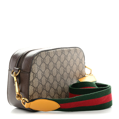 Gucci GG Supreme Monogram Web Neo Vintage Shoulder Bag Beige New Acero Crop 3 of 11