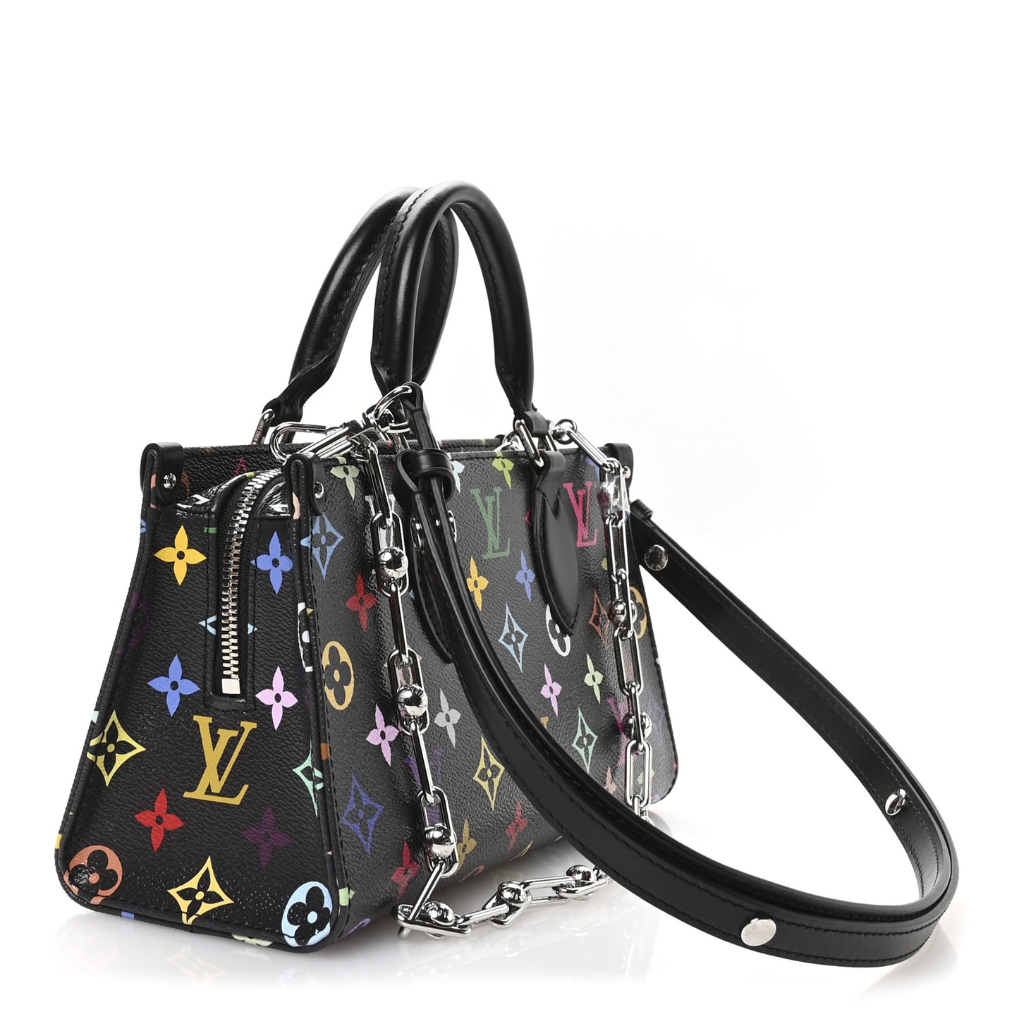 LV X TM Monogram Multicolor OnTheGo East West Black