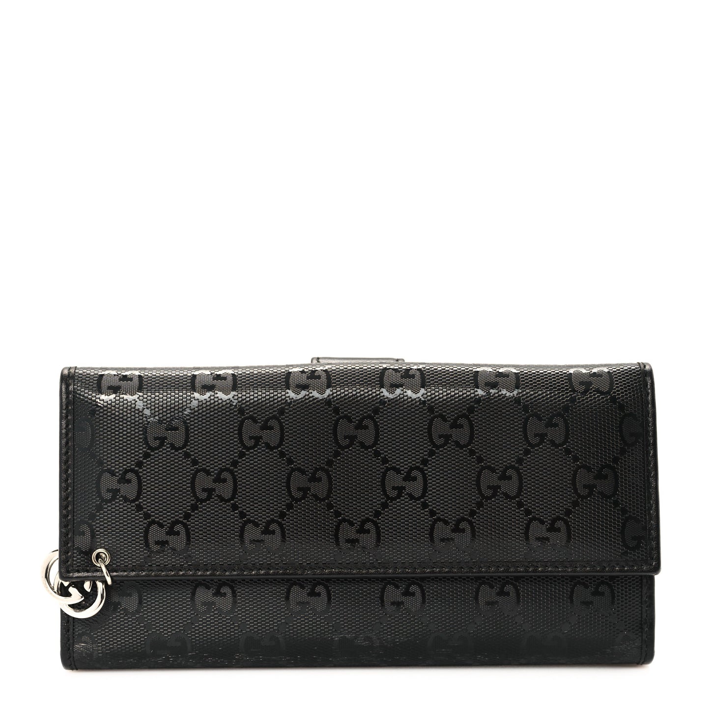 Imprime Monogram GG Pierce Continental Flap Wallet Black