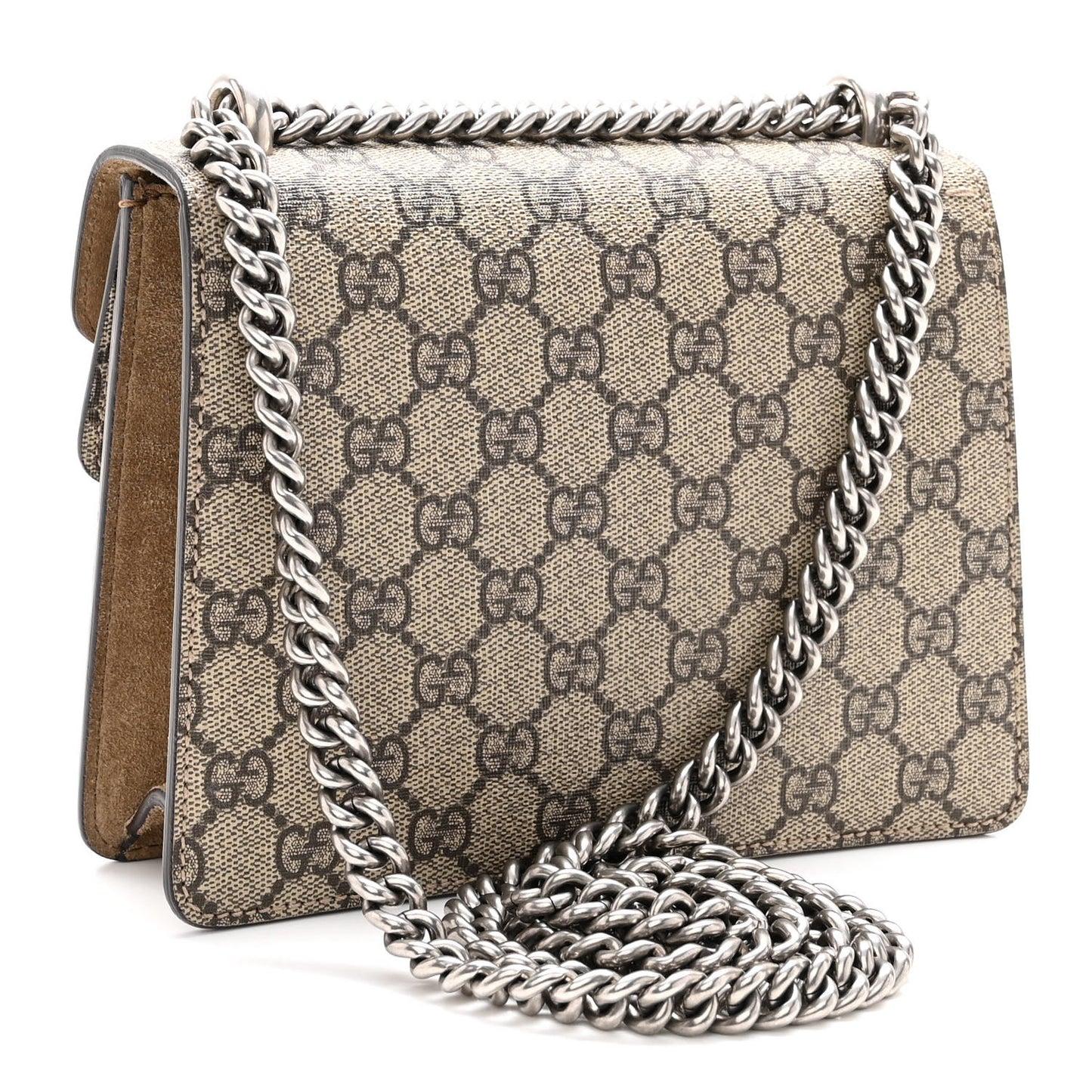 GG Supreme Monogram Mini Dionysus Shoulder Bag Taupe