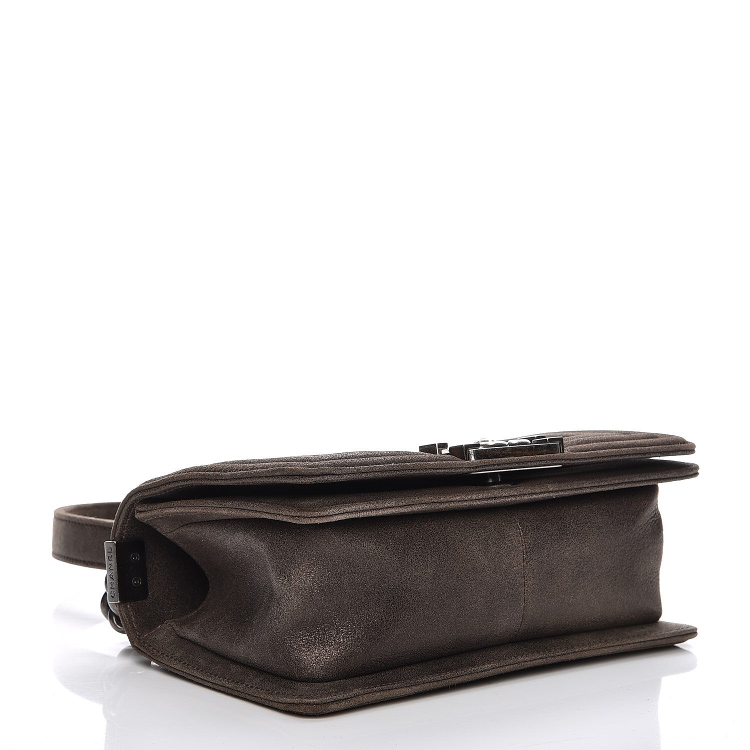 Chanel Metallic Lizard Small Boy Flap Bronze 4 of 10