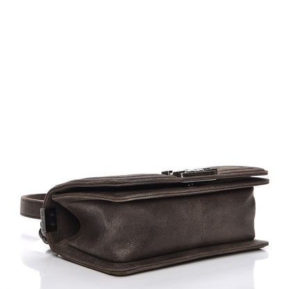 Chanel Metallic Lizard Small Boy Flap Bronze 4 of 10