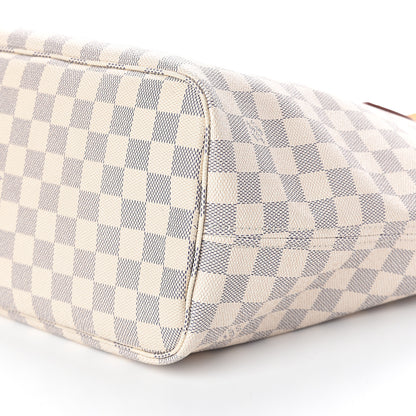 Louis Vuitton Damier Azur Neo Neverfull MM Rose Ballerine 8 of 8