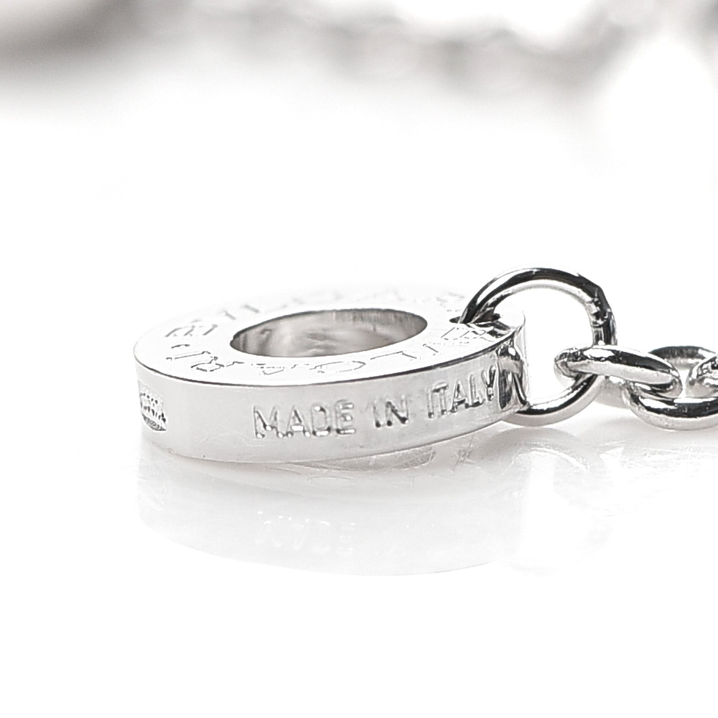 18K White Gold B.Zero1 Lavalier Necklace