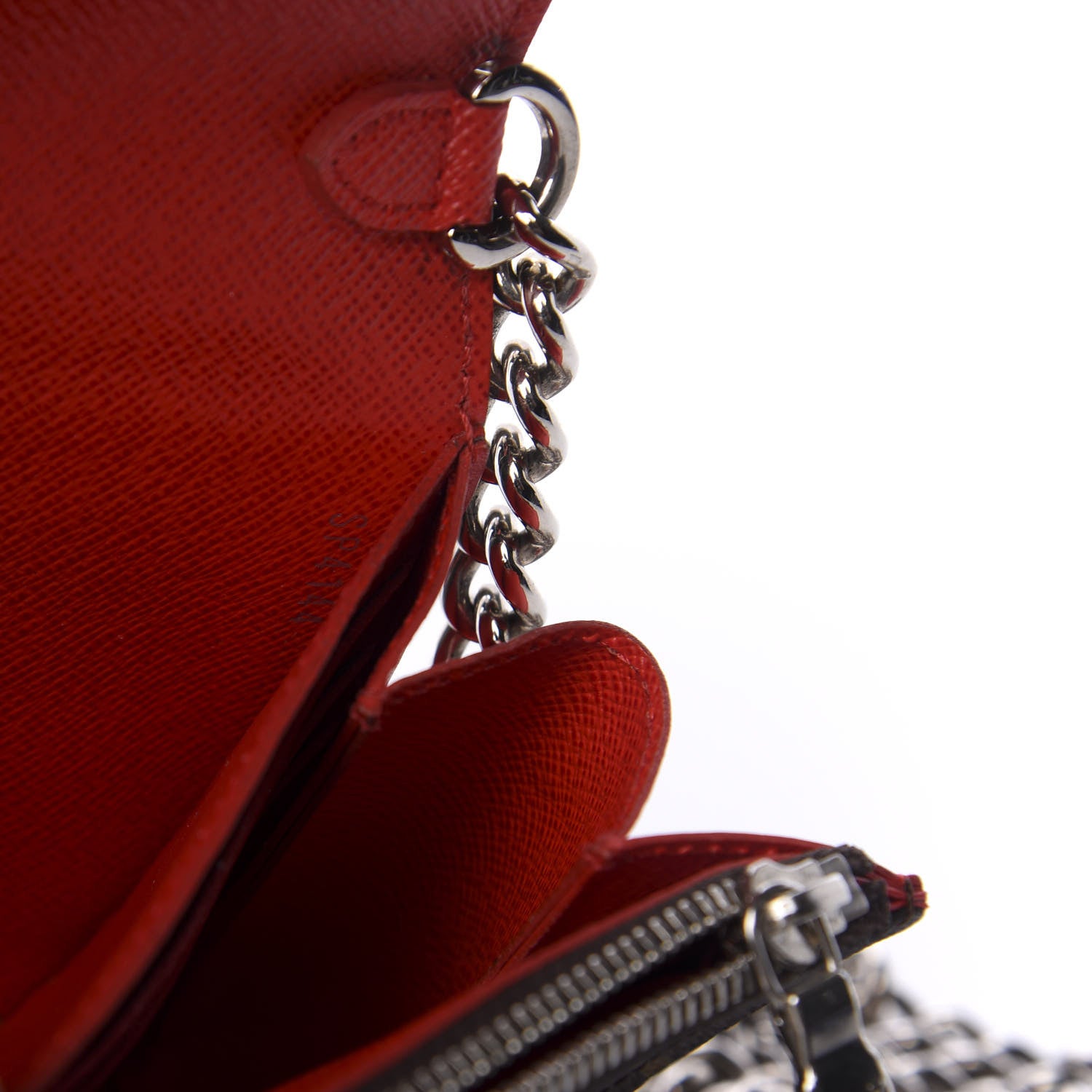 Louis Vuitton Monogram Tribal Mask Chain Wallet Rouge 9 of 10