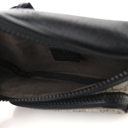 Gucci GG Supreme Monogram Belt Bag Black 5 of 9