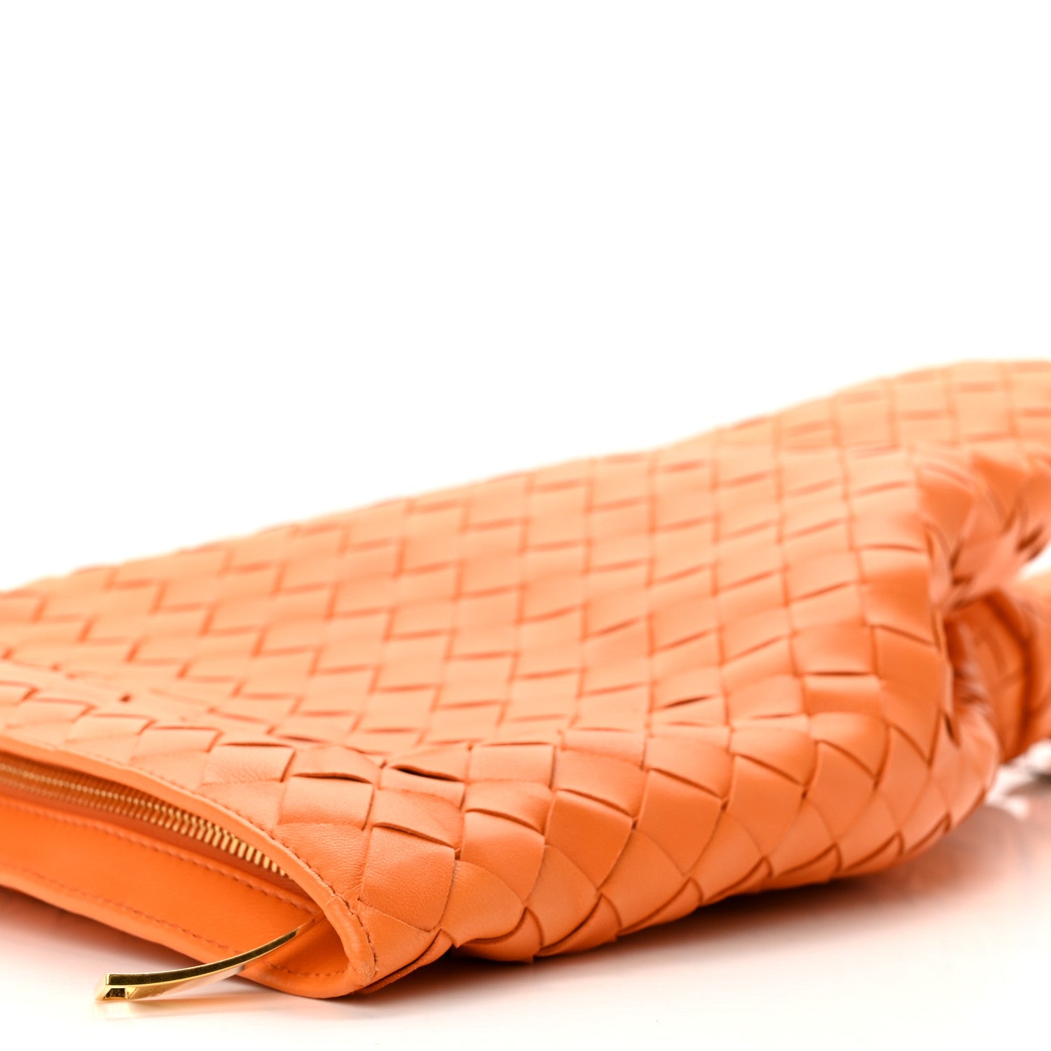Bottega Veneta Nappa Intrecciato BV Twist Orange 9 of 9