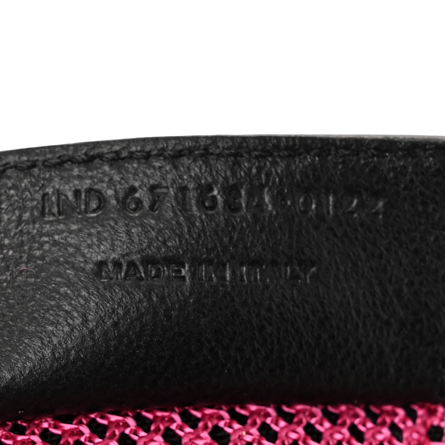 Saint Laurent Nylon Mesh Backpack Fuchsia 7 of 11