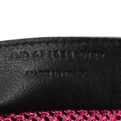 Saint Laurent Nylon Mesh Backpack Fuchsia 7 of 11