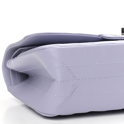 Chanel Aged Calfskin Chevron Quilted 2.55 Reissue 225 Flap Light Purple 8 of 10