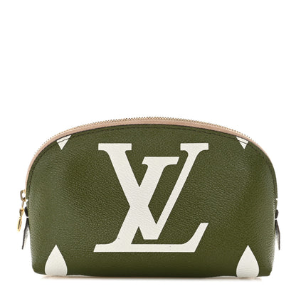 Louis Vuitton Monogram Giant Cosmetic Pouch Kaki 1 of 7