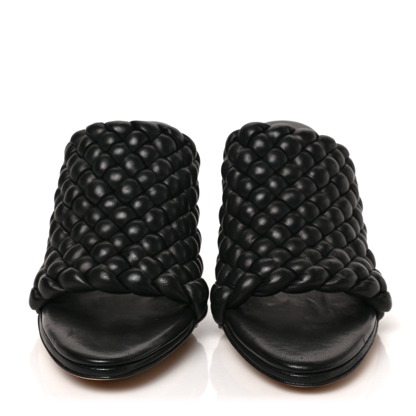 Nappa Padded Intreccio The Curve Sandals 37.5 Fondant
