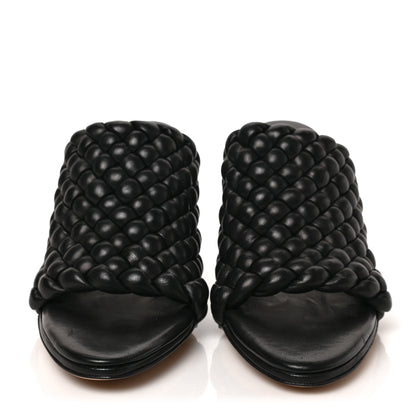 Bottega Veneta Nappa Padded Intreccio The Curve Sandals 37.5 Fondant 2 of 9