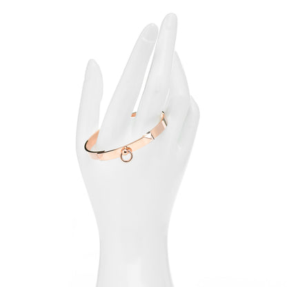 Hermes 18K Rose Gold PM Collier De Chien Bracelet SH 2 of 5