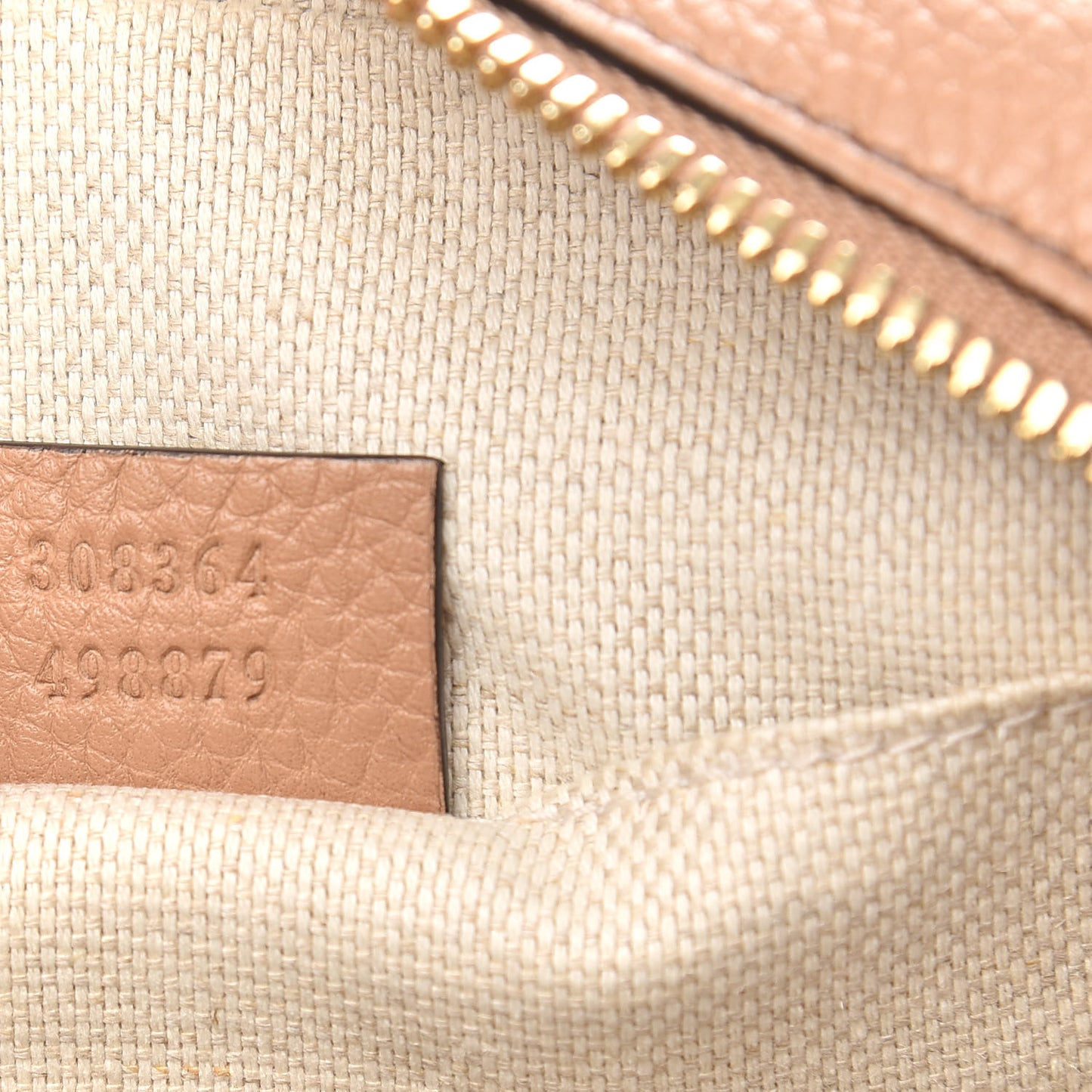 Pebbled Calfskin Small Soho Disco Bag Camelia