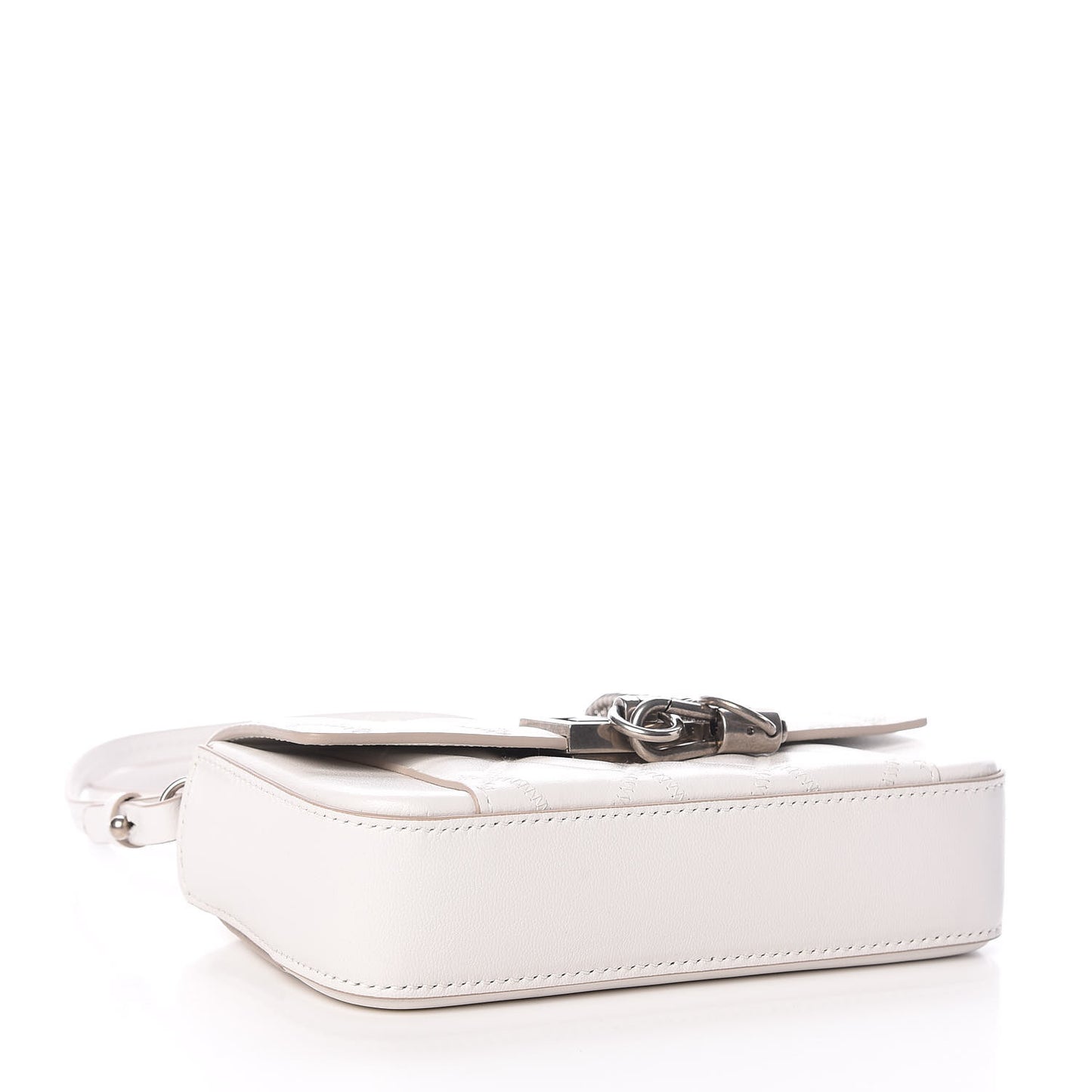 Goatskin Quilted GV3 Mini Pocket Convertible Bag White