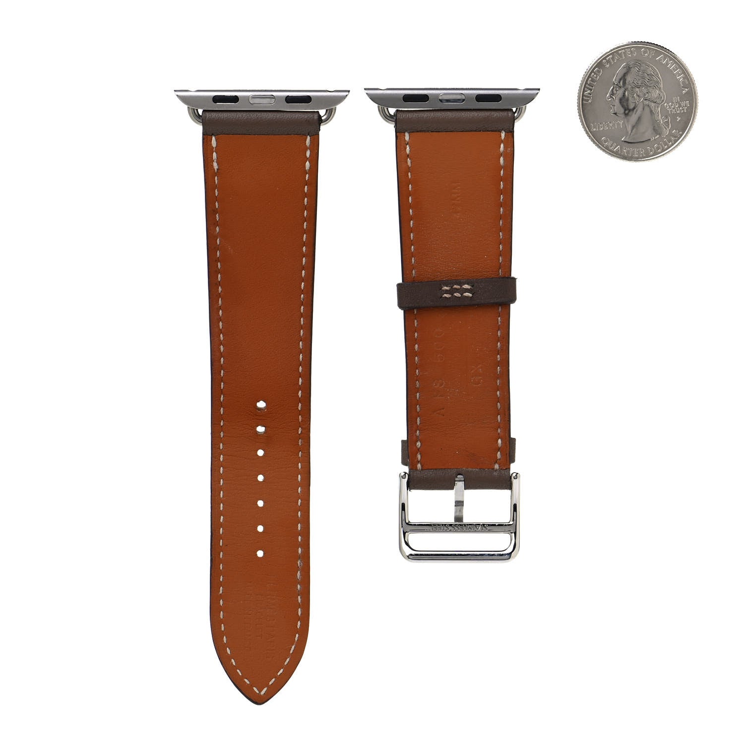 Hermes Swift 42mm Apple Watch Band Etoupe 2 of 4