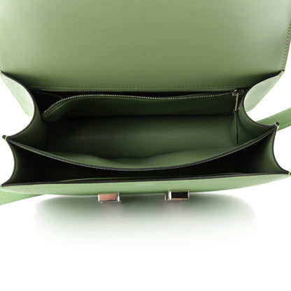 Hermes Epsom Constance 24 Vert Criquet 5 of 12