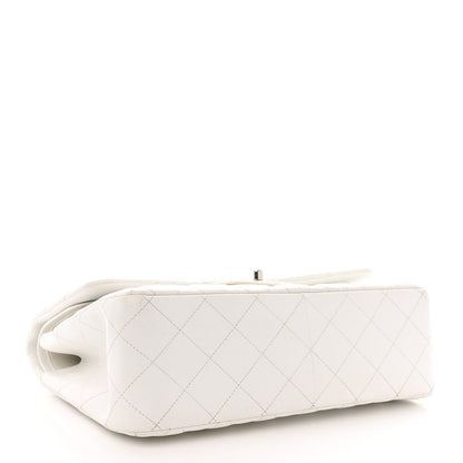 Chanel Caviar Quilted Jumbo Double Flap White 4 of 15
