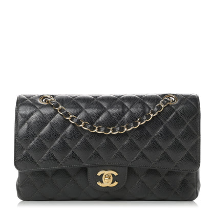 Chanel Caviar Quilted Medium Double Flap Black 1 of 18