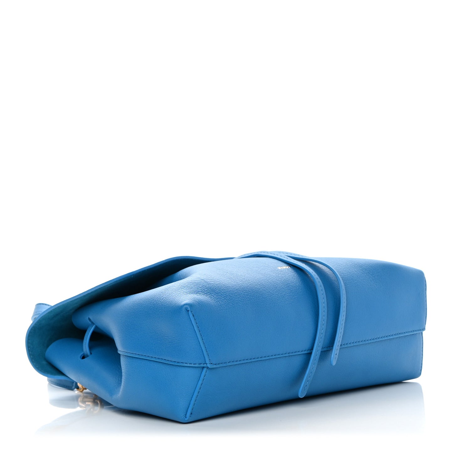 Calfskin Mini Lady Bag Sea Blue