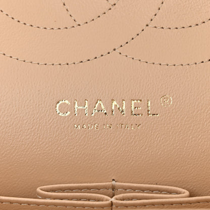 Chanel Caviar Quilted Jumbo Double Flap Light Beige 6 of 12