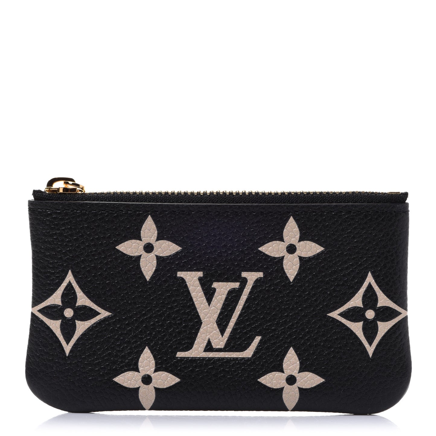 Empreinte Monogram Giant Key Pouch Black Beige